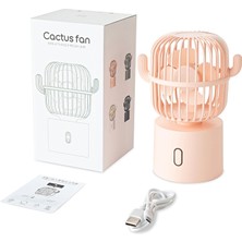 SZYKD 6'lı Kaktüs Taşınabilir Mini Fan Beyaz (Yurt Dışından)