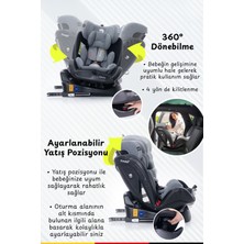 Kinder Baby Safe Fix 360 Derece Dönebilen 0-36 kg Isofixli Oto Koltuğu