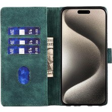 YH Mall IPhone 15 Pro Max Flip Folio Cüzdan Kılıf Kabartmalı Sevimli Kedi (Yurt Dışından)