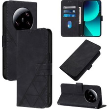 Bdt Shop Xiaomi 13 Için Kılıf Ultra Kredi Kartı Tutucu Cüzdan Kapak Flip Folio Kitap (Yurt Dışından)