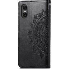 Bdt Shop Sony Xperia 10 Vı Flip Kapak Için Flip Case Deri Kılıf Basit Iş (Yurt Dışından)