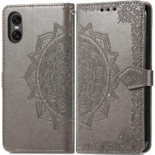 Bdt Shop Sony Xperia 10 Vı Flip Kapak Için Flip Case Deri Kılıf Basit Iş (Yurt Dışından)