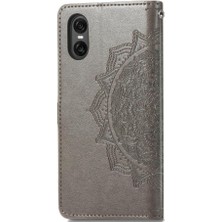 Bdt Shop Sony Xperia 10 Vı Flip Kapak Için Flip Case Deri Kılıf Basit Iş (Yurt Dışından)