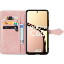 Bdt Shop Realme C65 Için Flip Case Zarif Desen Basit Iş Kapak Kılıfı (Yurt Dışından)