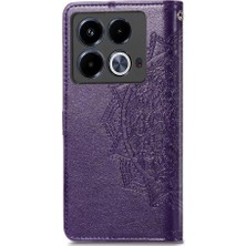 Bdt Shop Infinix Not 40 Flip Kapak Kılıf Için Flip Case Zarif Desen (Yurt Dışından)