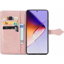 Bdt Shop Infinix Not 40 Flip Kapak Kılıf Için Flip Case Zarif Desen (Yurt Dışından)