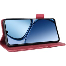 Bdt Shop Realme C63 Kart Tutucu Manyetik Cüzdan Toka Kapağı ile Flip Case (Yurt Dışından)