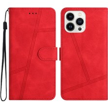 Bdt Shop IPhone 15 Için Flip Case Pro Bilek Kayışı Cüzdan Pu Deri Tam Koruma (Yurt Dışından)