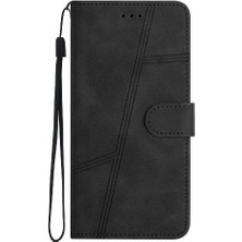 YH Mall IPhone 14 Için Flip Case Bilek Kayışı Cüzdan Pu Deri Tam Koruma Flip (Yurt Dışından)