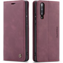 YH Mall Samsung Galaxy A70 Durumda Kart Yuvası Kickstand Vintage Pu Flip Case (Yurt Dışından)