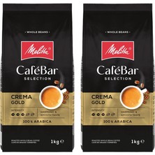 Melitta Cafebar Selection Crema Gold Çekirdek Kahve 2X1000GR 2'li Set  No.3