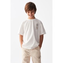 Nk Kids Erkek Çocuk Krem Cepli Pantolon 66702