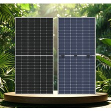 Sistem Solar Bifacial 550W Watt Güneş Paneli Monokristal 144 Hücre Solar Panel