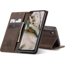 YH Mall Oneplus Nord Vintage Pu Deri Cüzdan Manyetik Kapatma Flip Case (Yurt Dışından)