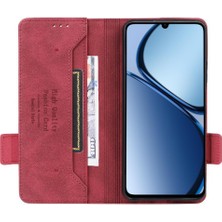 YH Mall Realme C63 Kart Tutucu Manyetik Cüzdan Toka Kapağı ile Flip Case (Yurt Dışından)