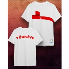 Elbiseciniz Türkiye Futbol Milli Takım Euro 2024 Tasarımlı T-Shirt -Milli Takım Tişört