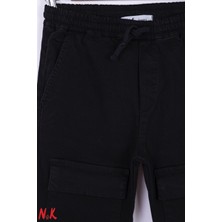 Nk Kids 65319 Erkek Çocuk Siyah Kargo Pantolon