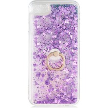 Mobify Apple iPhone 7 Kılıf Yüzüklü ve Sıvılı Şık Diana Premium Silikon Kapak