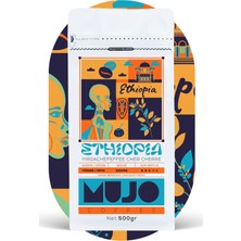 Mujo Coffee Ethiopia Yirgachefeffe Cher Cherre Çekirdek KAHVE-500gr