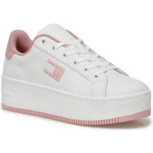 Tommy Hilfiger Tjw Flatform Ess Pembe Kadın High Sneaker