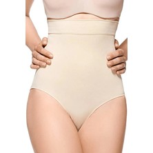 TECHNO 8Q Gögüs Altı Göbek Alt Karın Bel Basen Toparlayıcı Kadın Yüksel Bel Silikonlu Slip Korse