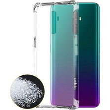 Techno Guru Oppo A9 2020 Köşe Korumalı Şeffaf Jelly Premium Silikon Kılıf