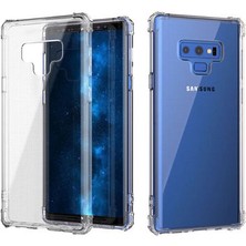 Techno Guru Samsung Galaxy Note 9 Köşe Korumalı Şeffaf Jelly Premium Silikon Kılıf