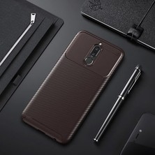 Techno Guru Huawei Mate 10 Lite Gofret Desenli Ultra Koruma Sağlayan Negro Silikon Kılıf