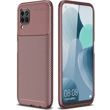 Techno Guru Huawei P40 Lite Gofret Desenli Ultra Koruma Sağlayan Negro Silikon Kılıf