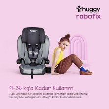 9-10 kg Siyah Robofix 9-36 kg Isofixli Katlanabilir Oto Koltuğu  2 Yıl 9 - 36 kg Siyah