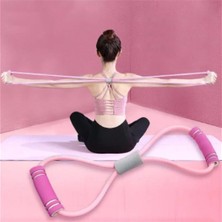 GongtuShop Pembe Tarzı Elastik Çekme Halatı Yoga Ekipmanları Göğüs Genişletici Ev Iki Renkli Göğüs Genişletici Sekiz Kelimeli Omuz Güzellik Sırt Cihazı (Yurt Dışından)