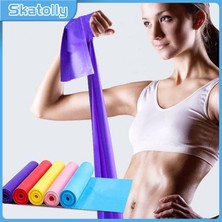 GongtuShop Mor Tarzı Yoga Direnç Bandı Unisex Spor Gücü Eğitim Streç Bant Lateks Ev Spor Salonu Yoga Fitness Egzersiz Crossfit Eğitimi (Yurt Dışından)