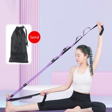 GongtuShop Z Tarzı Dans Yoga Yardımcı Germe Kemeri Yetişkin Latin Eğitim Elastik Bantlar Acemi Pilates Yoga Direnç Bandı (Yurt Dışından)