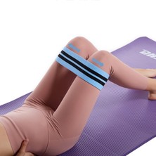 GongtuShop Gri Tarzı Unisex Squat Yoga Direnç Bandı Saf Pamuk Kalça Halkası Kalça Kaldırma Halkası Squat Eğitim Kalça Halkası Elastik Bant Germe Bandı (Yurt Dışından)