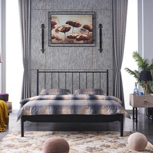 Unimet Falez-St Çift Kişilik Metal Karyola - Siyah
