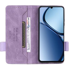 Manyi Mall Realme C61 Manyetik Cüzdan Kart Tutucu Kapak Kickstand Için Flip Case (Yurt Dışından)