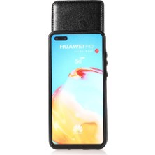 Manyi Mall Huawei P40 Manyetik Toka Kickstand Vaka Cüzdan Kartı ile Uyumlu (Yurt Dışından)