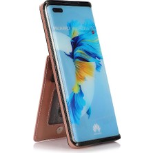 Manyi Mall Huawei Mate 40 Kart Tutucu ile Uyumlu Premium Deri Çanta Cüzdan (Yurt Dışından)