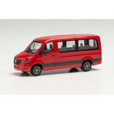 Herpa 096478 1/87 Ölçek, MB Sprinter 18 M3, Kırmızı, Sergilemeye Hazır Model Araç