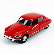 Welly 43764 1/34-1/39 Ölçek Citroen DS23, Kırmızı, Çek-Bırak Mekanizmalı Oyuncak Metal Araba