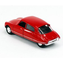 Welly 43764 1/34-1/39 Ölçek Citroen DS23, Kırmızı, Çek-Bırak Mekanizmalı Oyuncak Metal Araba