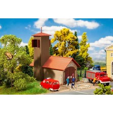 Faller 131383 1/87 Ölçek, İtfaiye Garajı ve Gözlem Kulesi, Plastik Model Kiti