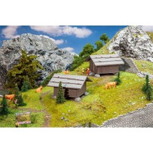 Faller 130636 1/87 Ölçek, Saman Ambarı, 2 Adet, Plastik Model Kiti