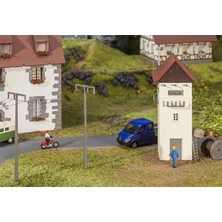 Faller 120241 1/87 Ölçek, Trafo Binası ve Direkleri, Plastik Model Kiti