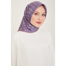 Belli Twill Ipek Eşarp - 4006-53 Lila