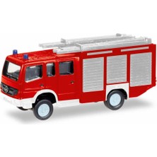 Herpa 66716 1/160 Ölçek, MB Atego 10 HLF 20 İtfaiye, Sergilemeye Hazır Model Araç