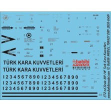Babibi DBT01020 1/35 AH-1W Türk Kara Kuvvetleri, Dekal Çıkartma