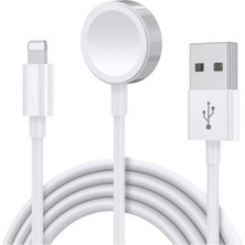 Enci Store Akıllı Saat Lightning-Wireless USB Şarj Kablosu 1.2m