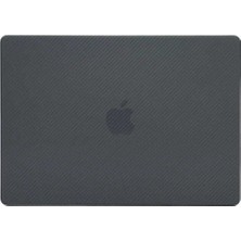 Enci Store Apple Macbook 13.3' Air 2020 Uyumlu A2337 Msoft Carbon Fiber Tasarımlı Kapak