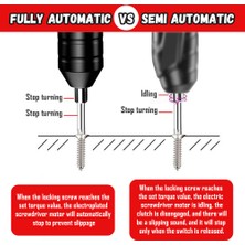 Hongliang Shop C Bir Stil Belirle Taşınabilir Mini Elektrikli Tornavida Akıllı Kablosuz Otomatik Tornavida Çok Fonksiyonlu Uçlar Taşınabilir Güç El Aletleri Seti ile Uçlar (Yurt Dışından)